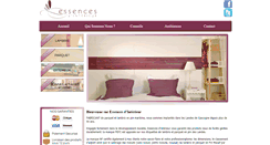 Desktop Screenshot of essences-dinterieur.fr